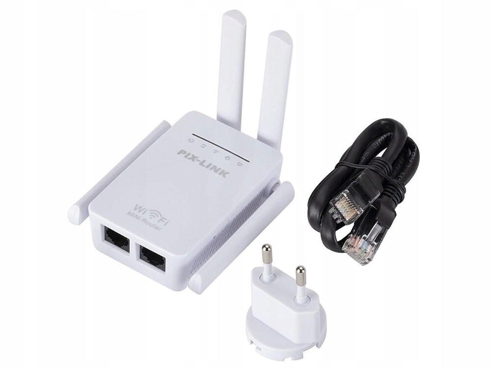 Bezdrátový výkonný zesilovač signálu Wifi repeater 300mb/s wps