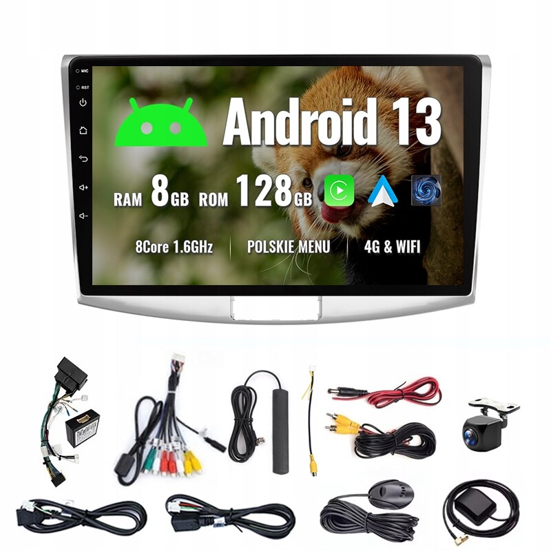 Autorádio Navigace Vw Passat B6 B7 CC 2010-2015 Kamera 8/128G 2DIN