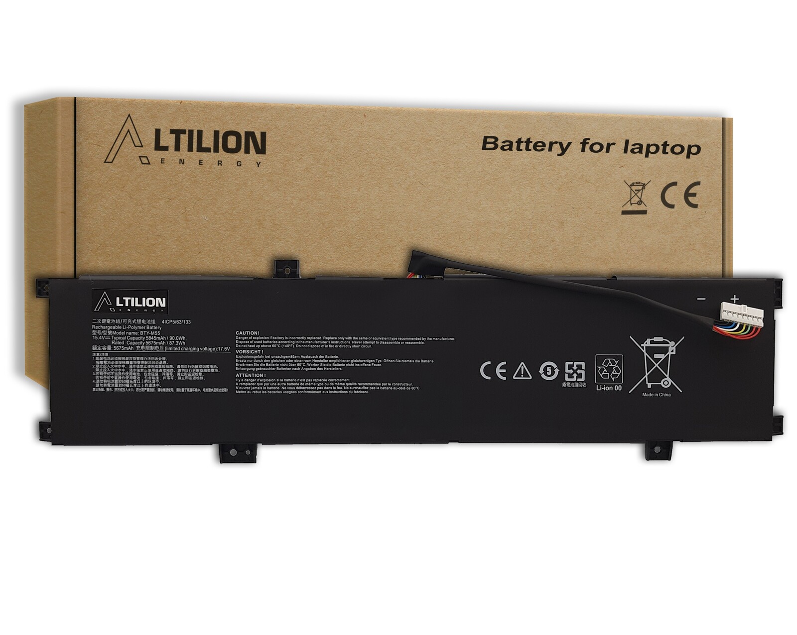 Baterie BTY-M55 Msi Alpha 15 Pulse GL66 GL76 Katana GF66 Crosshair 15