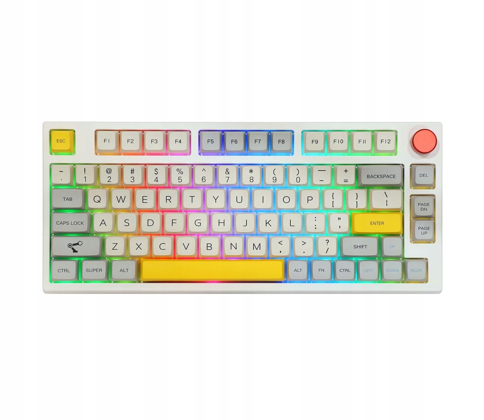 Epomaker TH80 Pro Mechanická klávesnice 75% Rgb Bluetooth 2.4GHz Usb-c