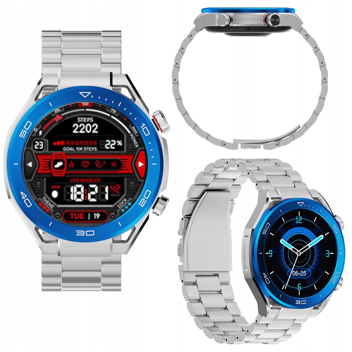 Imiki chytré hodinky Xplorer Oyster Silver sportovní běžecké hodinky