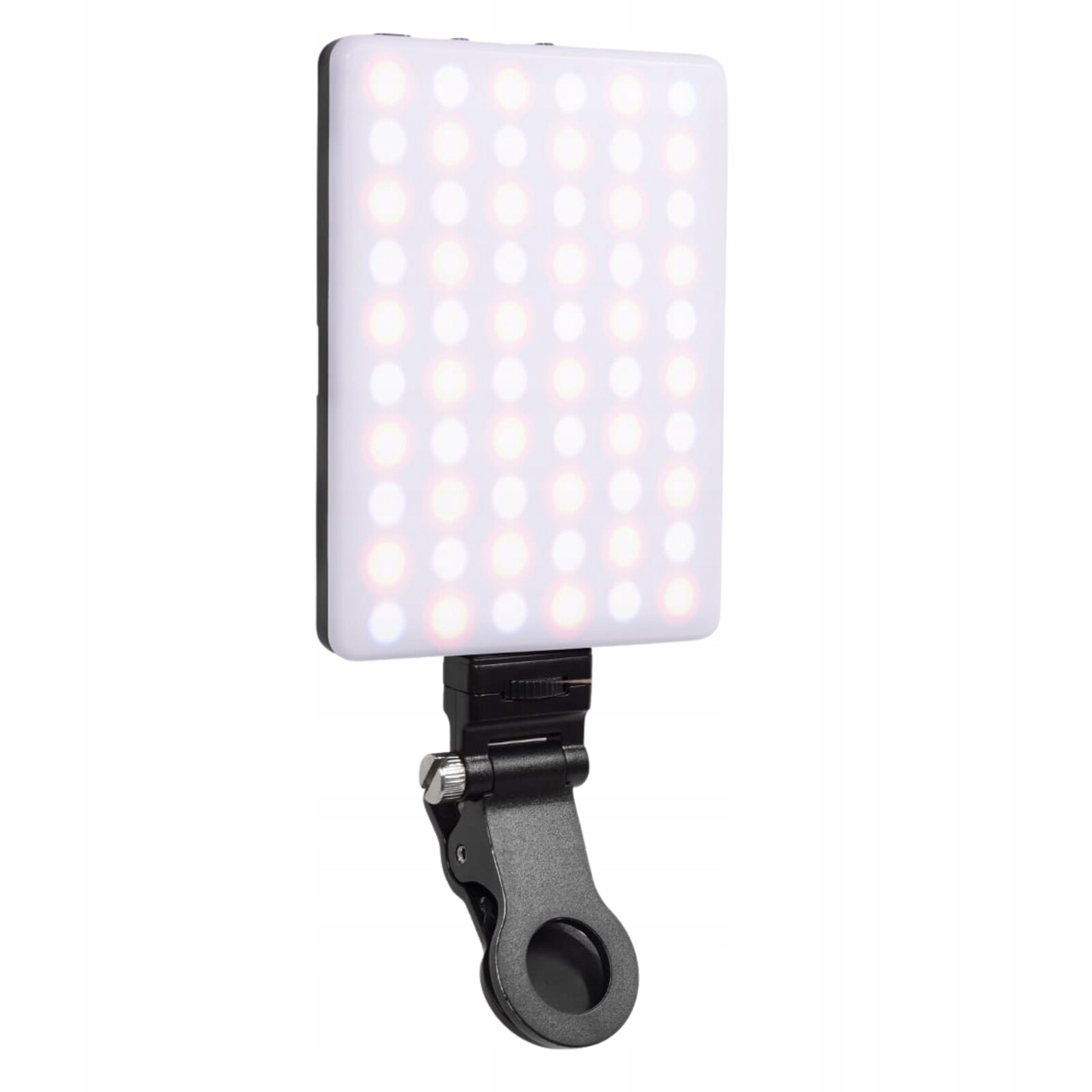 Led lampa telefonu Klips Selfie Lampa na fotografie make-upu Kosmetická černá