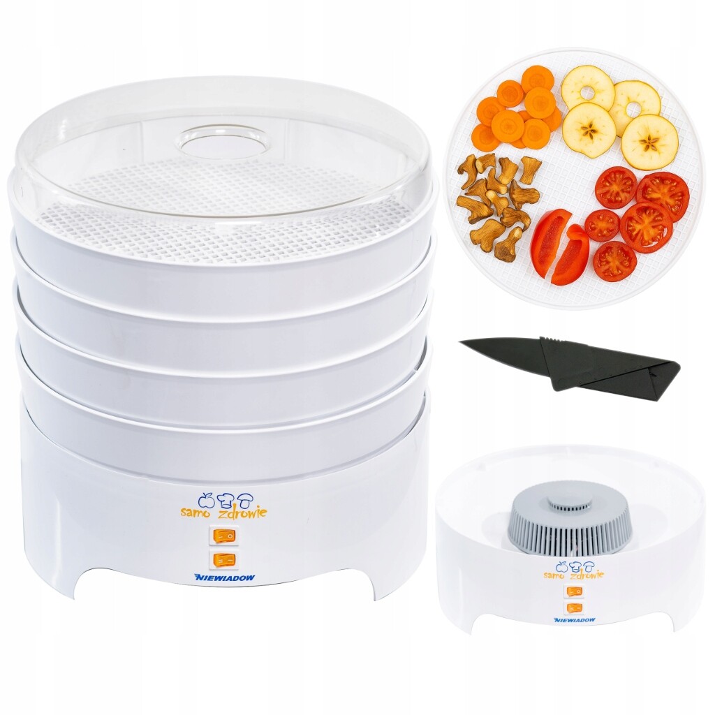 Sušička Hub Ovoce Zeleniny Bylin Niewiadów 530 W Domácí 4 Síta Tichá