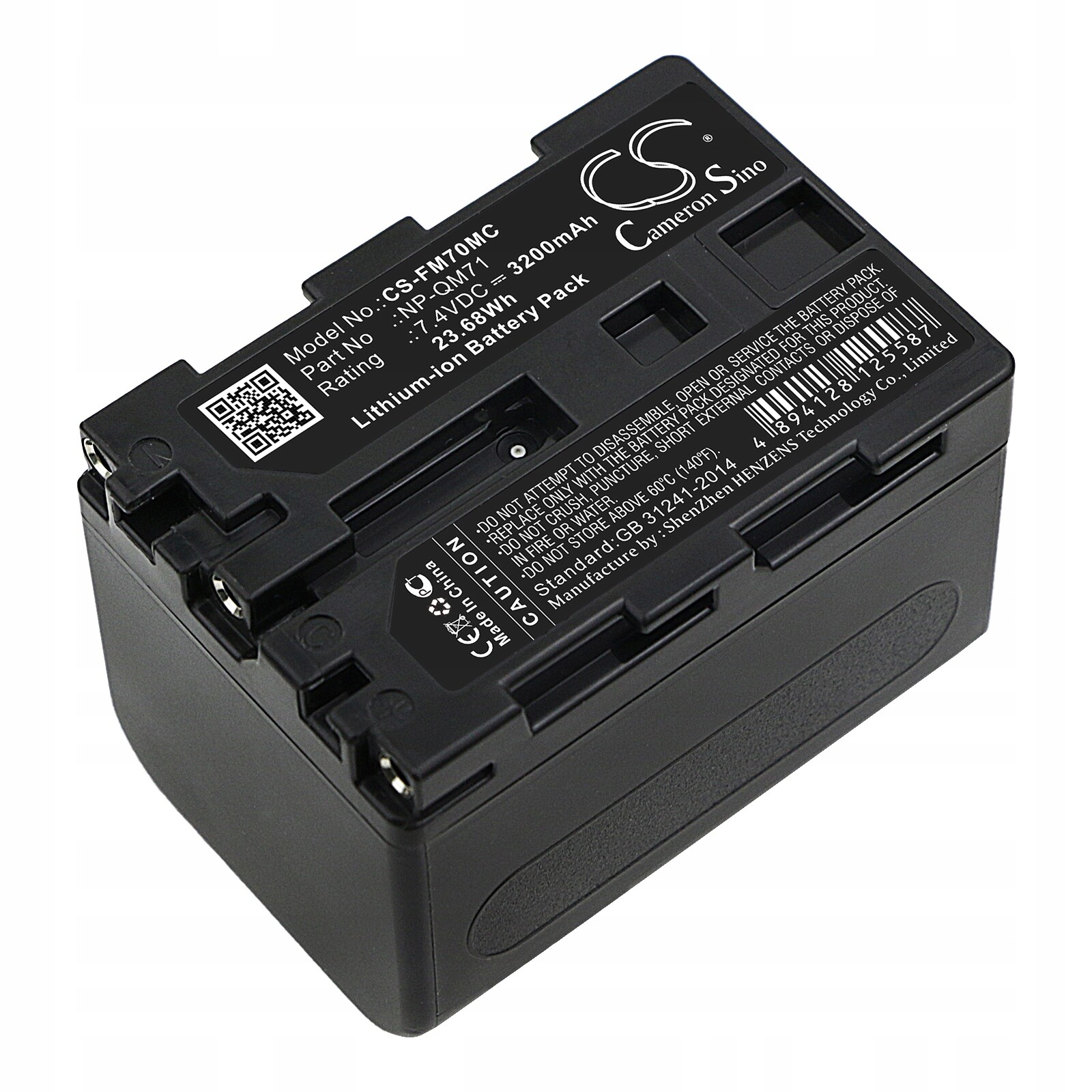 Akumulátor Sony NP-FM70 CCD-TR208 3000mAh 7.2V