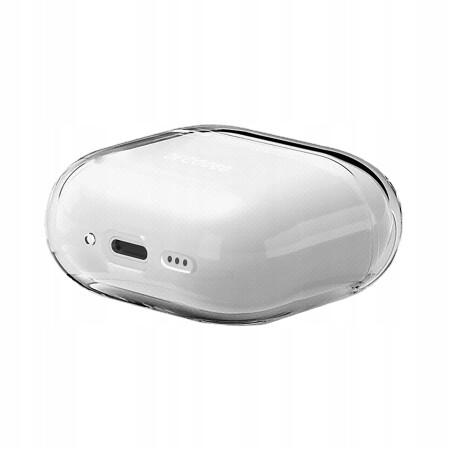 Pouzdro Decoded Silicone Aircase pro AirPods 4 průhledné