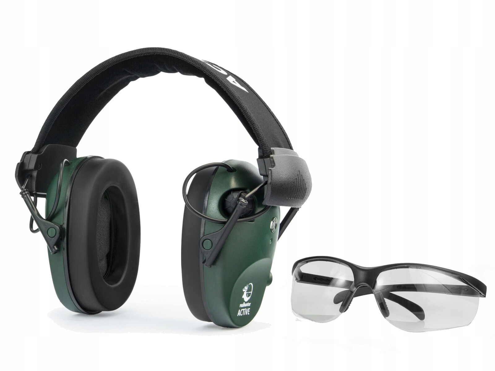 Aktivní chrániče sluchu Active Pro olivové Brýle