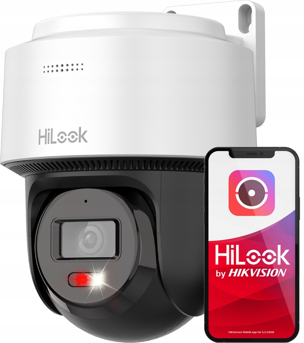 Otočná kamera HiLook Hikvision 4Mpx 2.8mm Reproduktor Hybrid Light Slot mSD
