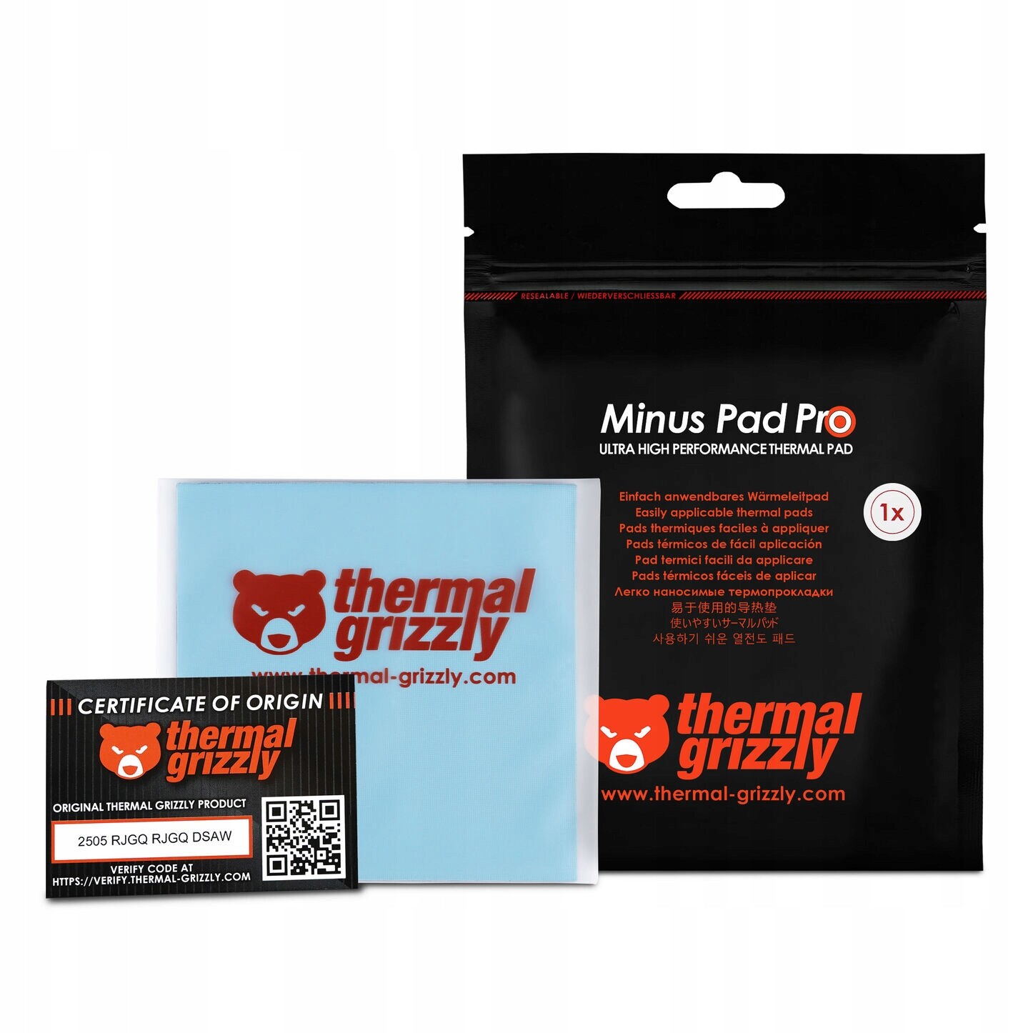Thermal Grizzly Minus Pad Pro 100 x 100 x 0.5 mm termopad