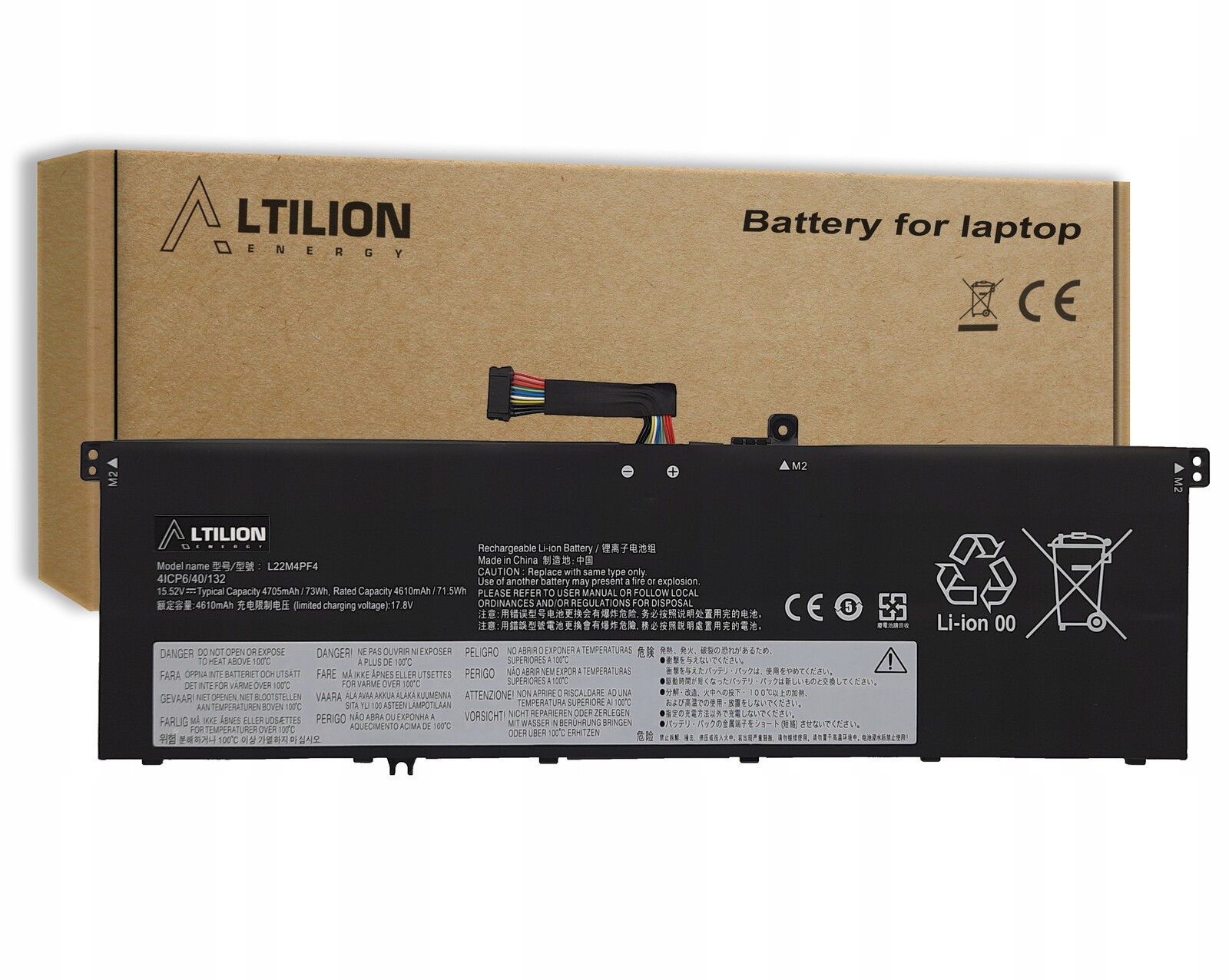 Baterie L22M4PF4 L22C4PF4 pro Lenovo Yoga Pro 7 14IRH8/14ARP8/14APH8