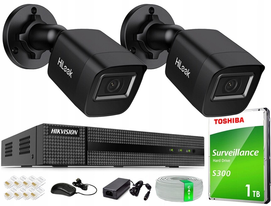 Ip monitorování 2 venkovní kamery 4MPx PoE HiLook by Hikvision Aplikace