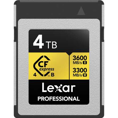Paměťová karta Lexar CFexpres 4.0 Gold 4TB Type B (R3600/W3300)