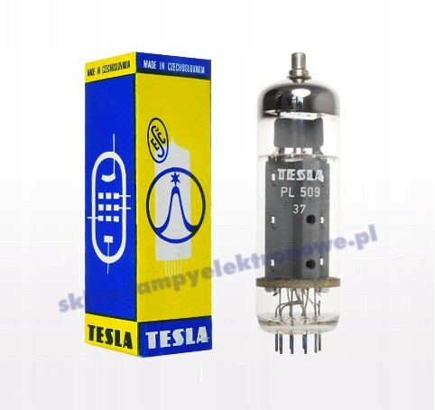 Elektronová lampa PL509 40KG6 pentoda výkonu Tesla 1 ks – bez výběru