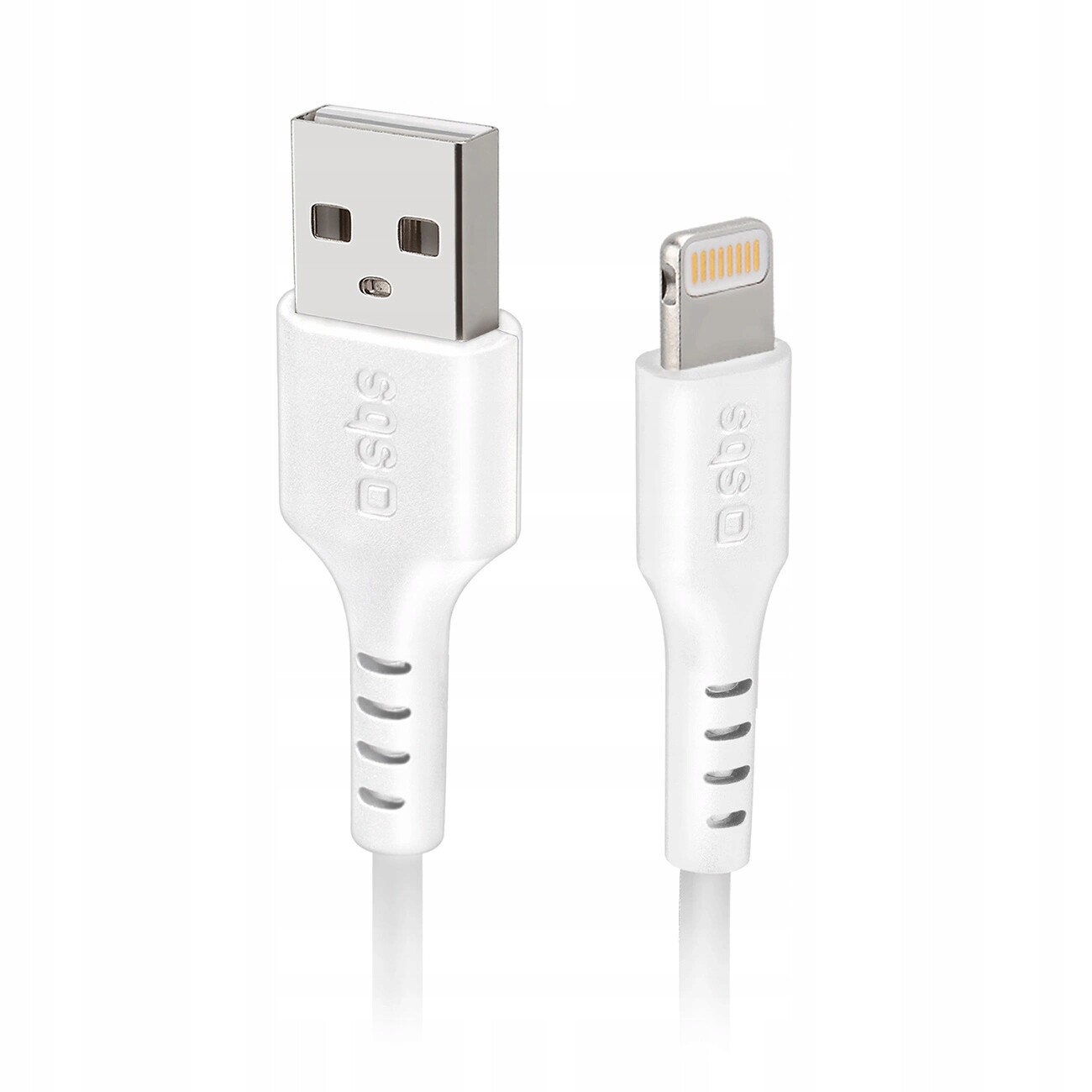 Kabel Sbs TECABLEUSBIP589W Usb-a Pro Lightning Bílý 1 M Vysoká Kvalita