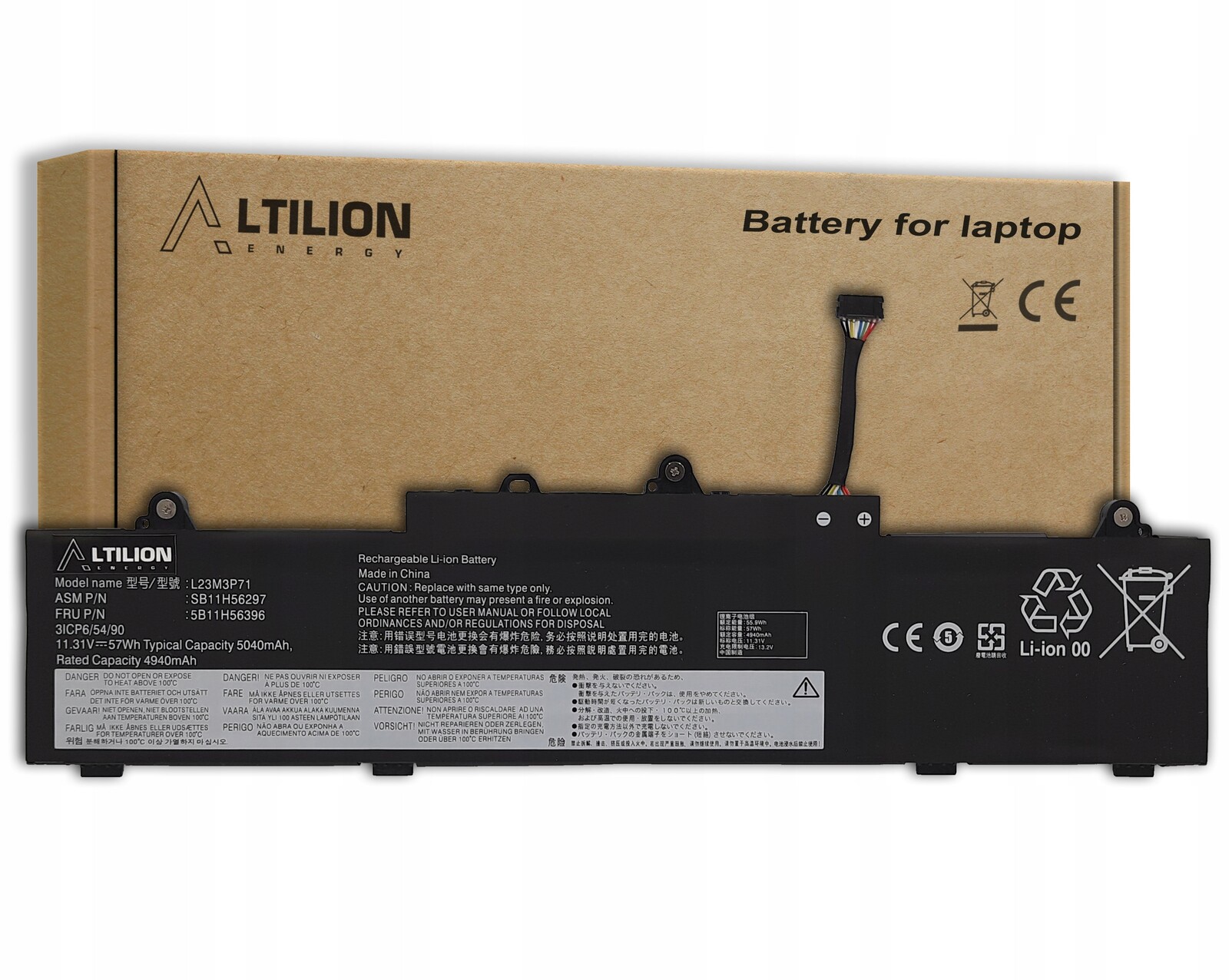 Baterie L23M3P71 pro Lenovo ThinkPad L14 Gen 5 ThinkPad L16 Gen 1