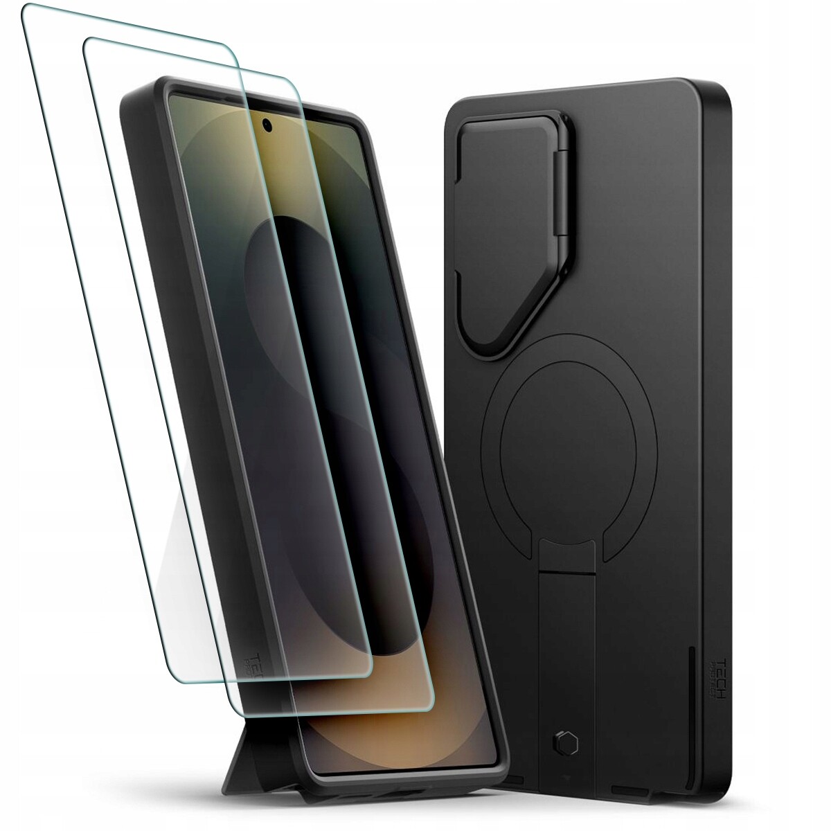 Pevné Přizpůsobené Pouzdro Kryt Pro Magsafe Na Galaxy S25 Ultra 2-BALENÍ Sklo