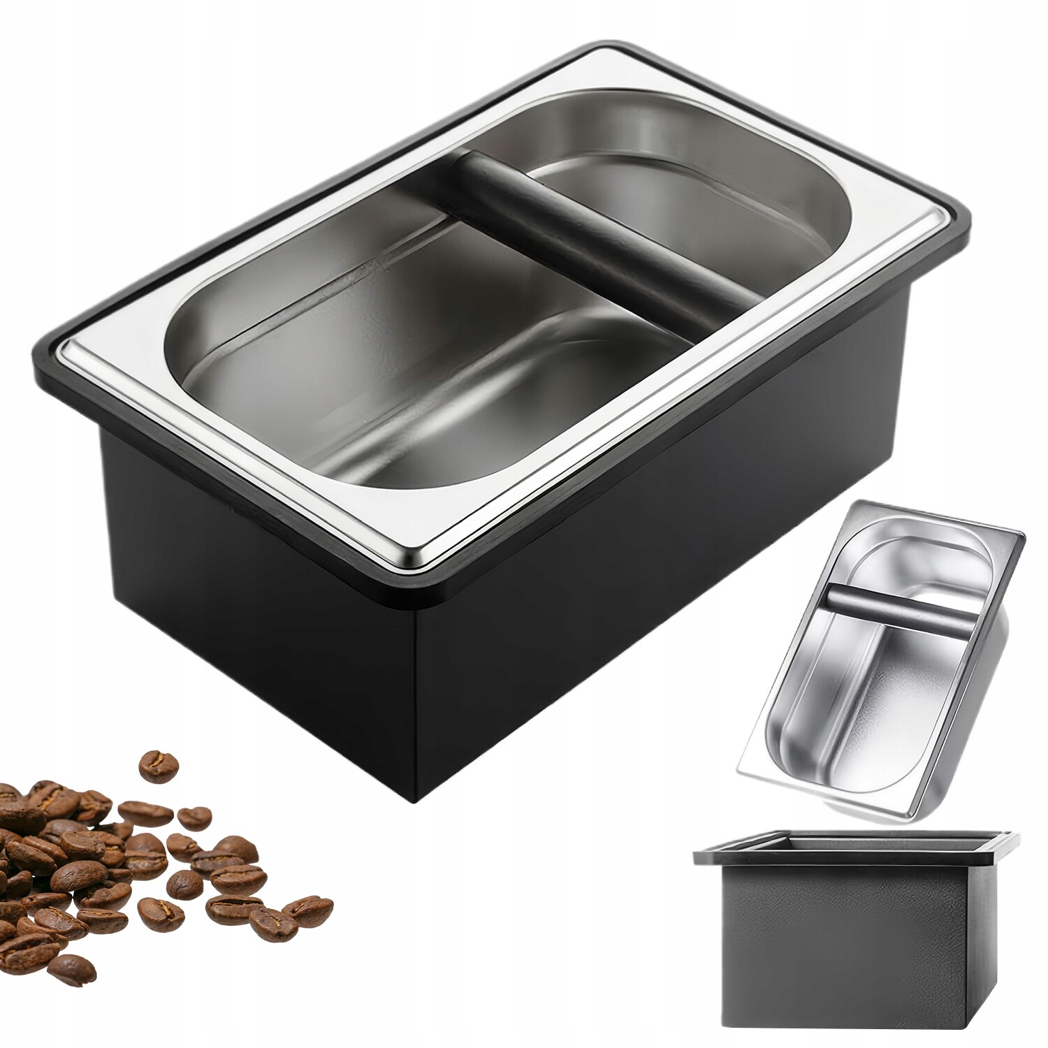 Knock Box Na Sedlinu Kavárna Ocelová Nádoba 28x17.6x10.4cm