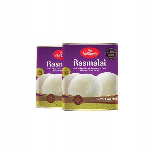 Haldiram's Rasmalai Tin (12ks) (balíček 2 x 1 kg)
