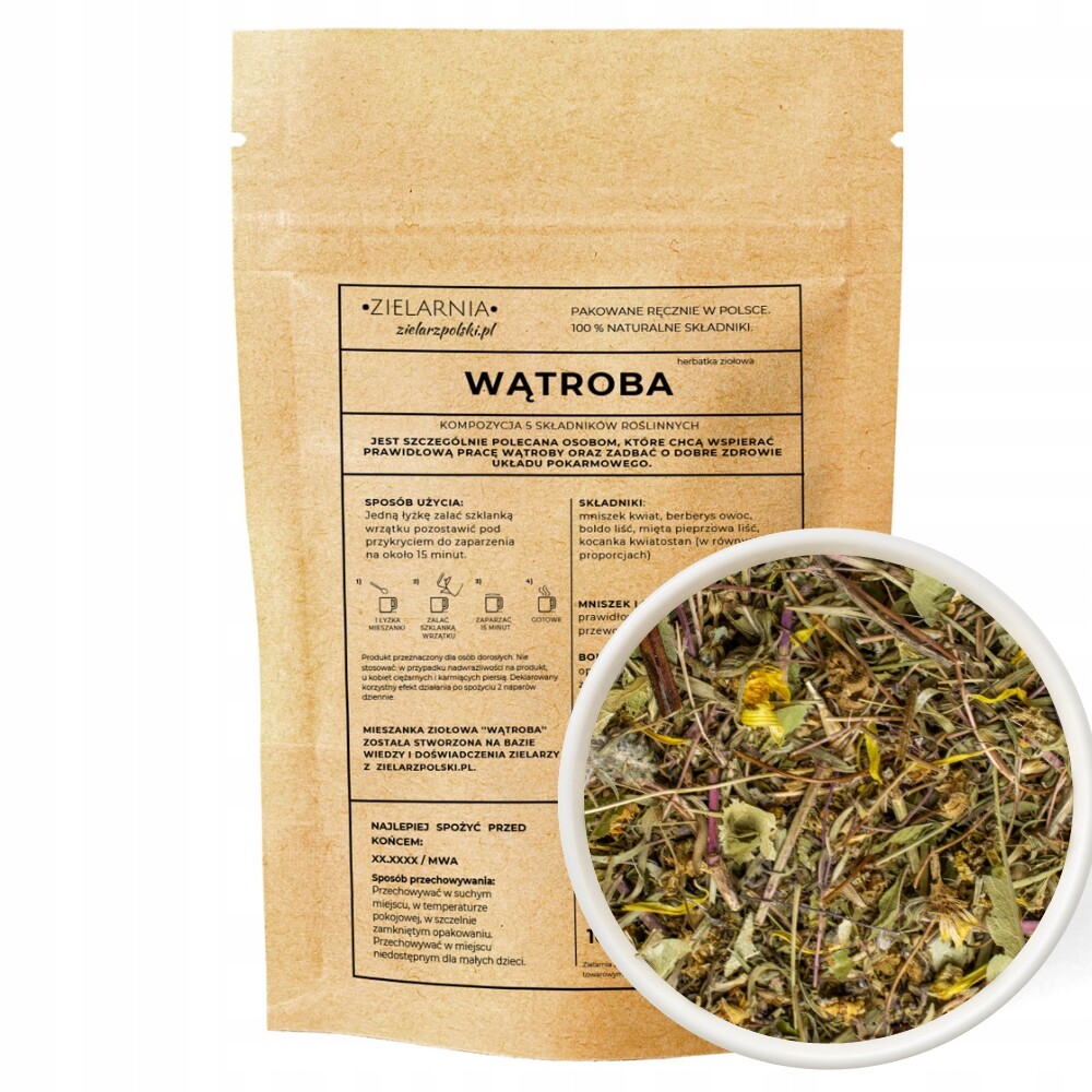 Játra bylinný čaj 100 g Zielarzpolski.pl