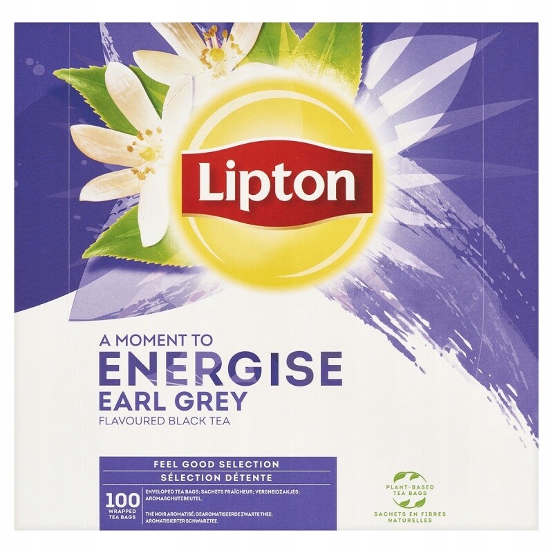 Čaj Lipton Earl Grey 100 obálek 200 g