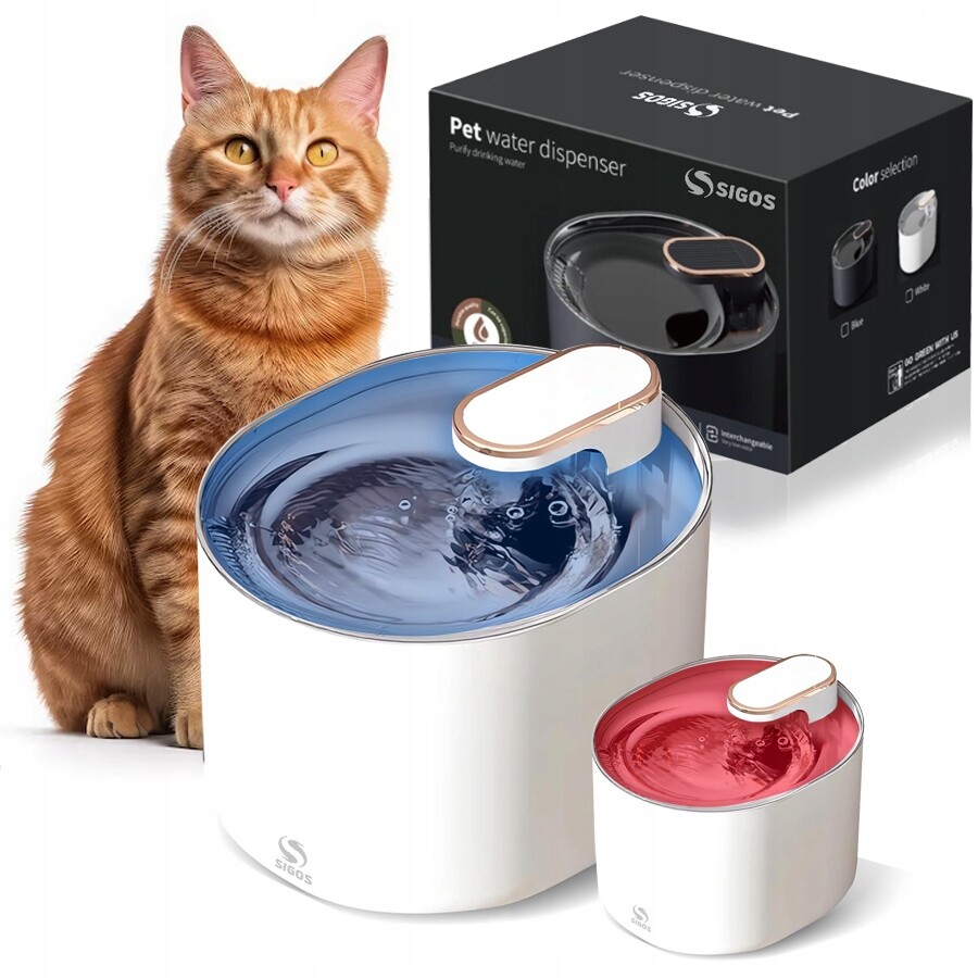 Automatická napáječka Fontána na vodu pro kočky Psa Čistící filtr Tichý