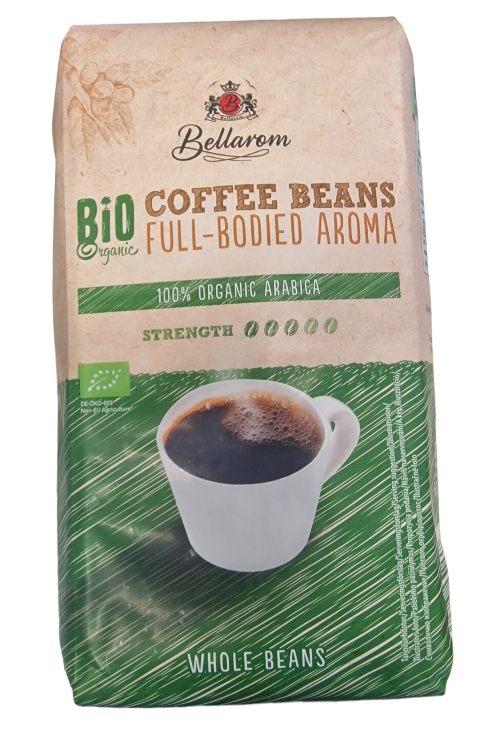 Káva Zrnková Bellarom Bio Organic Eko 500 g Pouze U Nás!!!