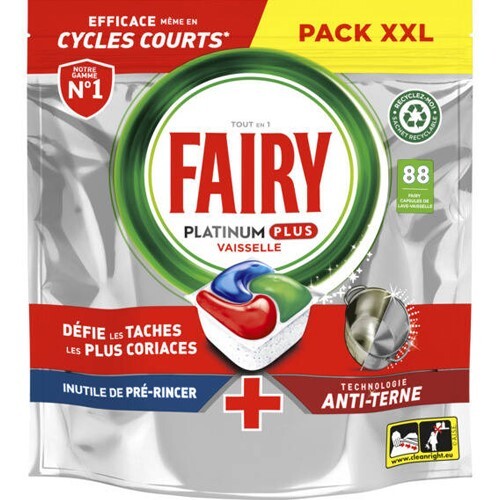 Fairy Platinum Plus Anti Terne kapsle do myčky nádobí 88ks