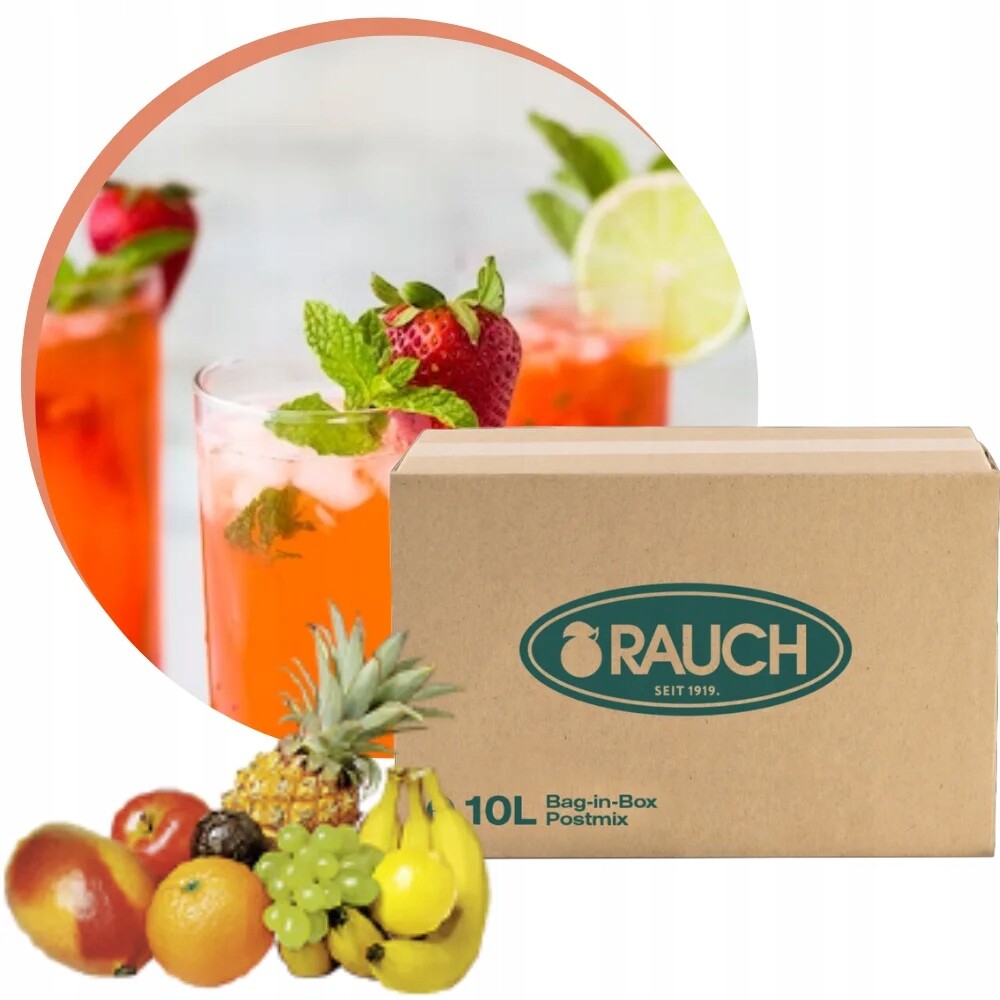 Zahuštěný multivitamínový džus 10 l Rauch Bag-in-Box HoReCa