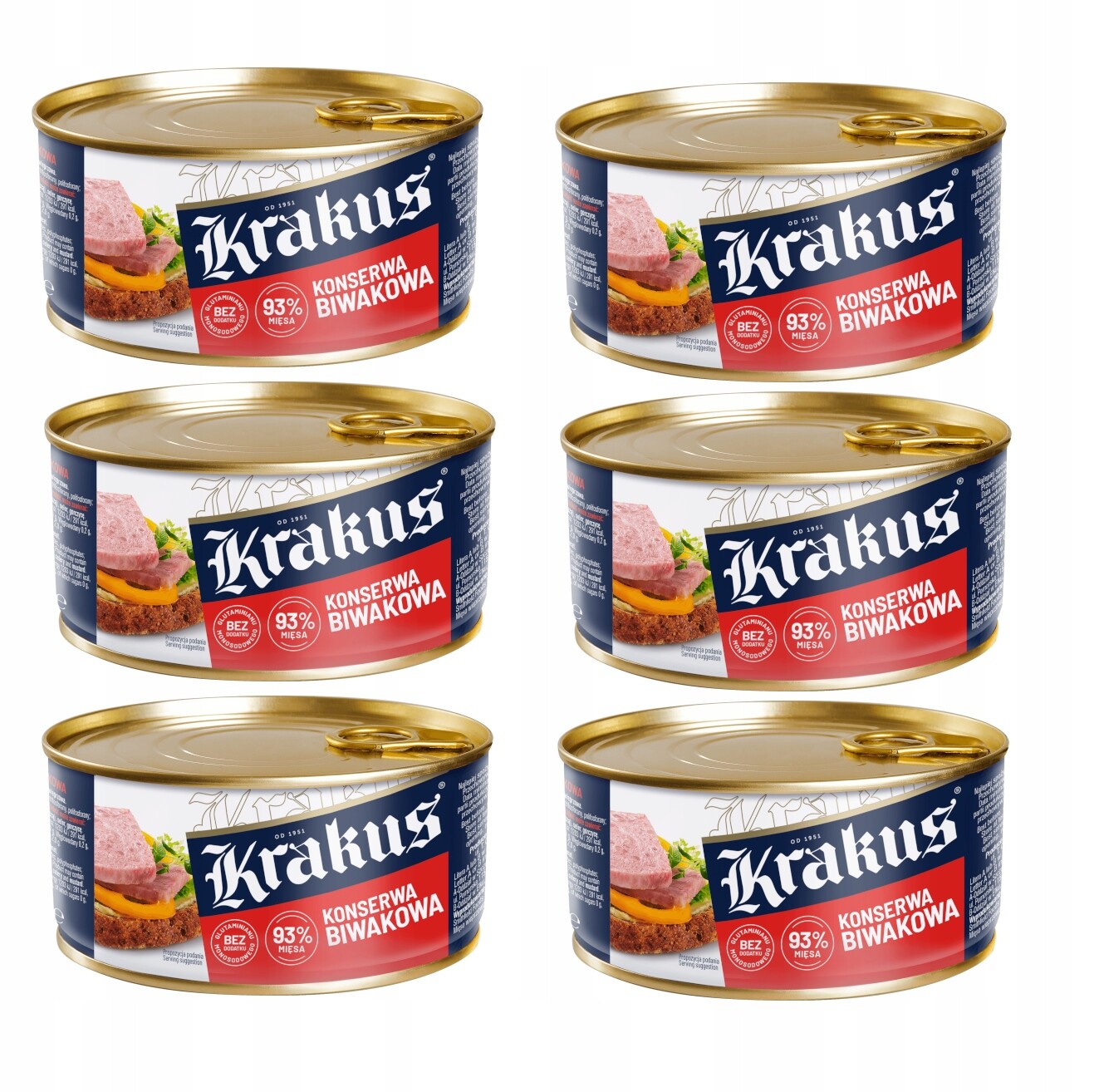 Vepřová konzerva Krakus 300gx6ks