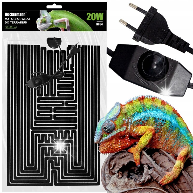 Vyhřívací Podložka Do Terária S Regulací Teploty 20W 42x28 cm