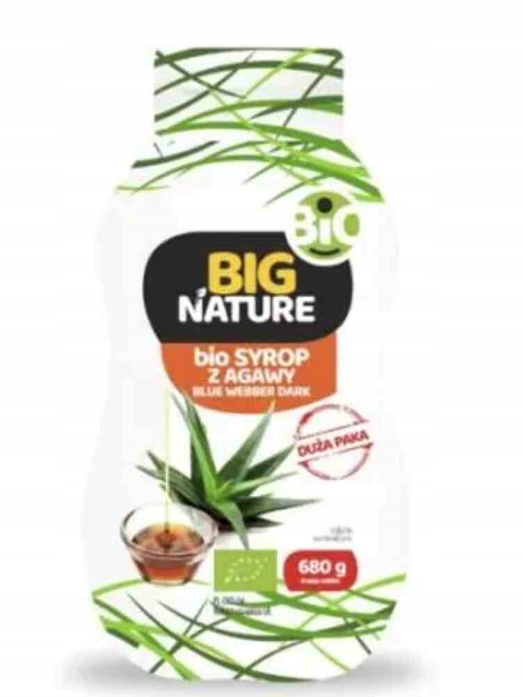 Big Nature Sirup z agáve blue webber dark bio 680 g