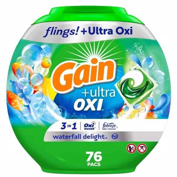 Gain Flings Ultra Oxi 42 ks – Kapsle na praní