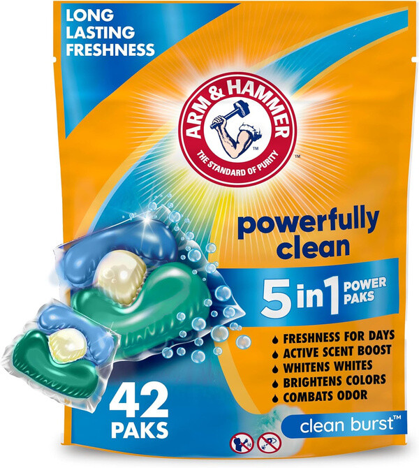 Arm&Hammer 5-v-1 Clean Burst 42 ks