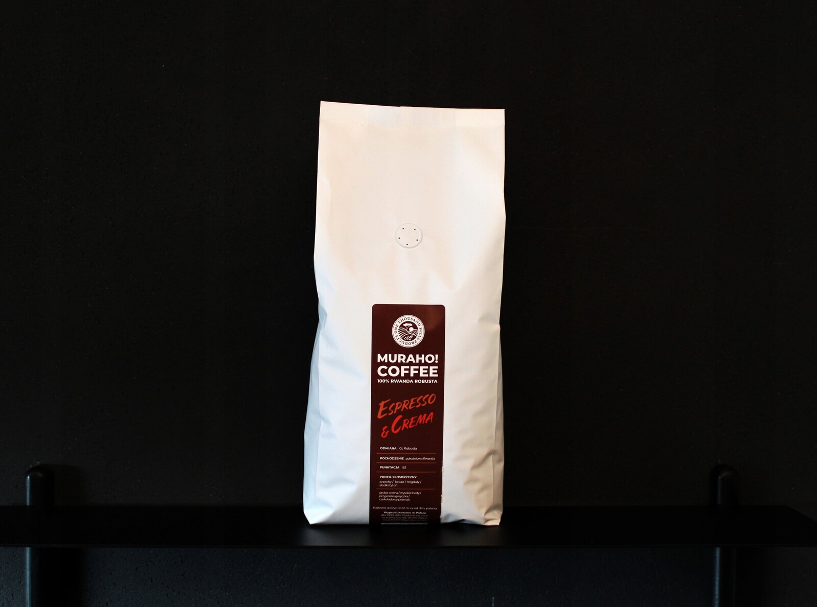 Káva Muraho! 100% Robusta Premium Rwanda (D) 1KG