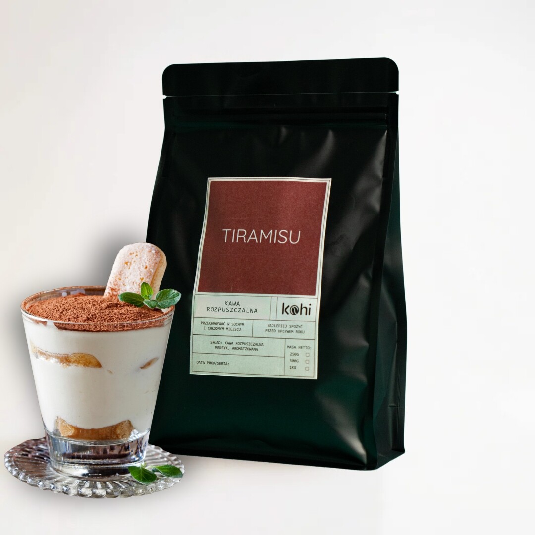 Káva Rozpustná Tiramisu 500 g Kohi Dezertní