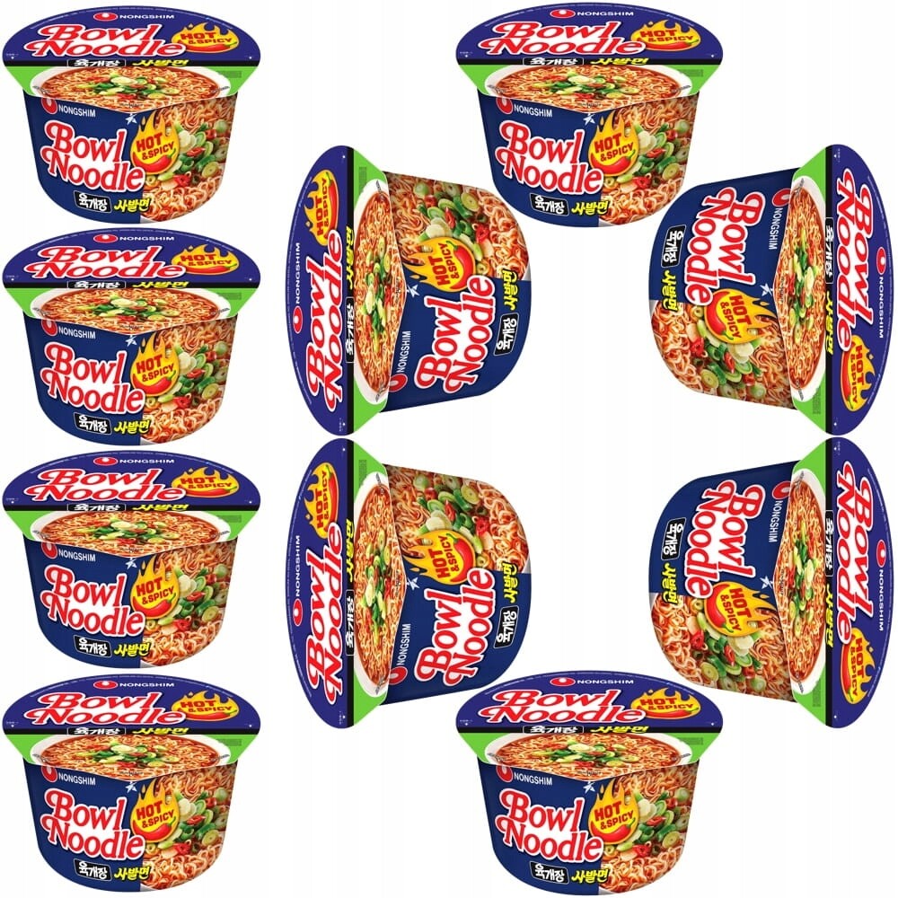 10x Korejská instantní polévka Cup Hot 100g Nong Shim