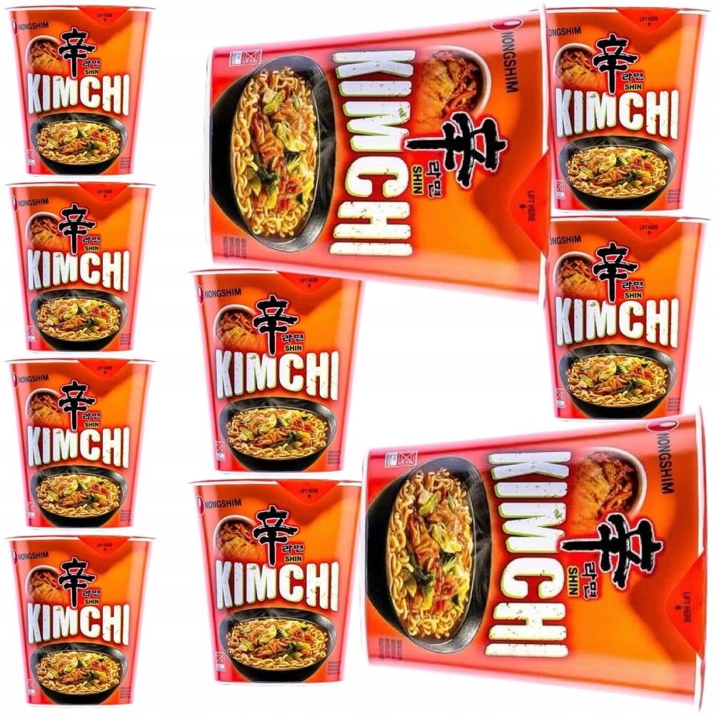 20 x Korejská instantní polévka Kimchi Ramyun Hrnek 75 g Nong Shim