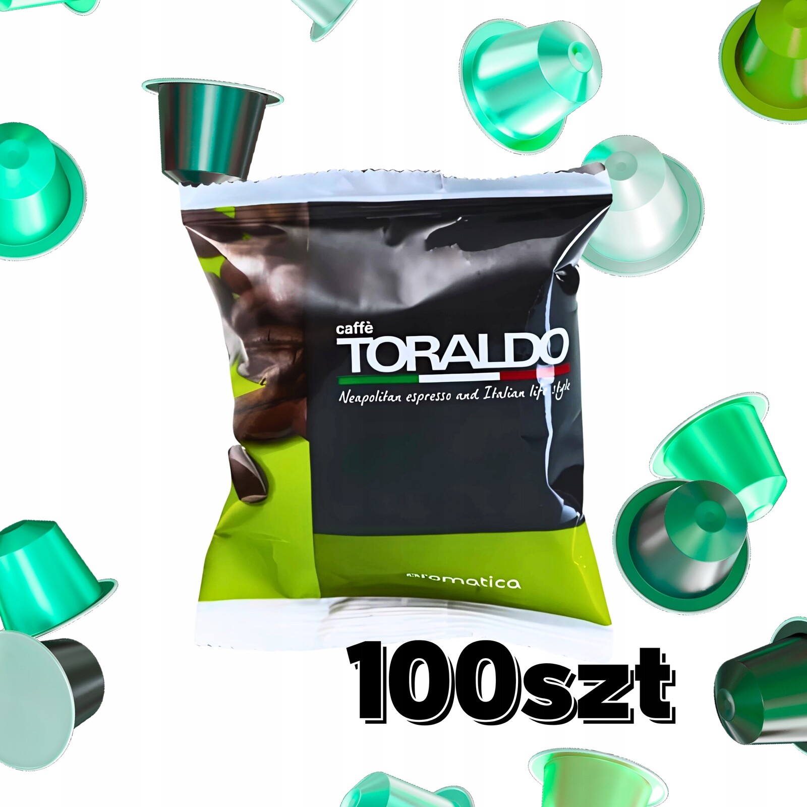 Italské kapsle pro Nespresso Toraldo Směs Aromatica 100ks