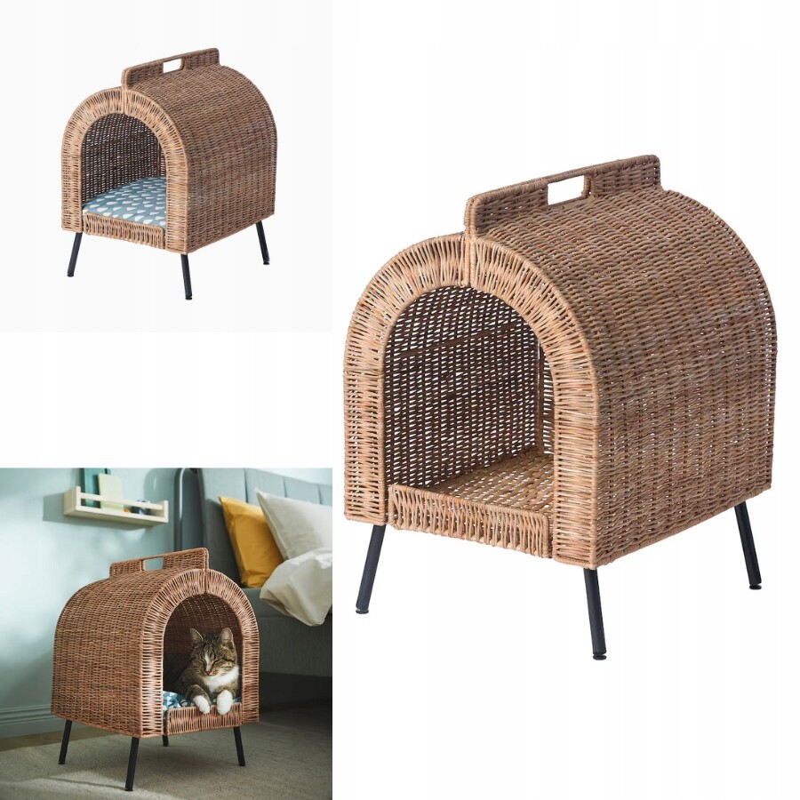 Domeček Pro Kočky Na Nožičkách, Útulný, Ideální Pro Vaši Kočku