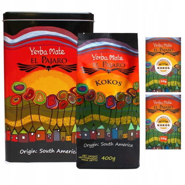 Yerberova oranžáda Plechovka Yerba Mate Kokos 500 g