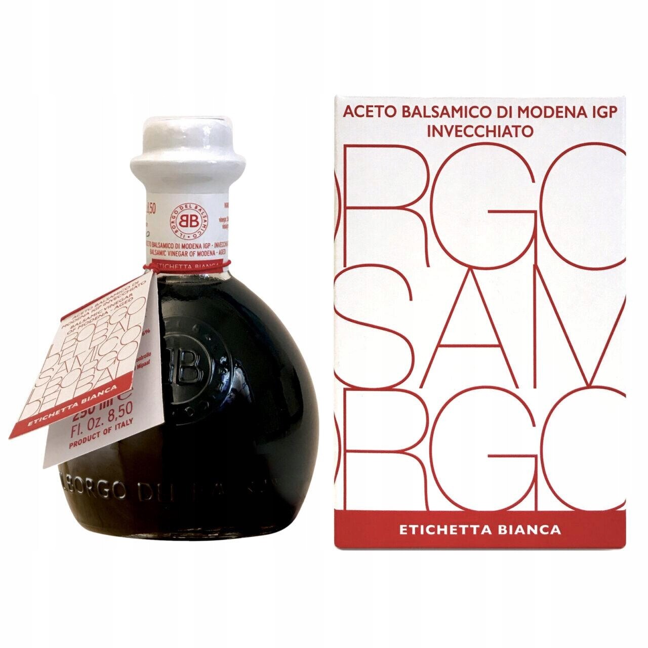 Balzamikový ocet z Modeny Igp zralý, aceto balsamico bianca 250 ml