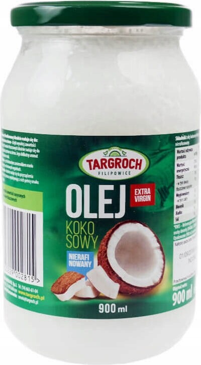 Kokosový olej – nerafinovaný extra panenský 900 g Targroch