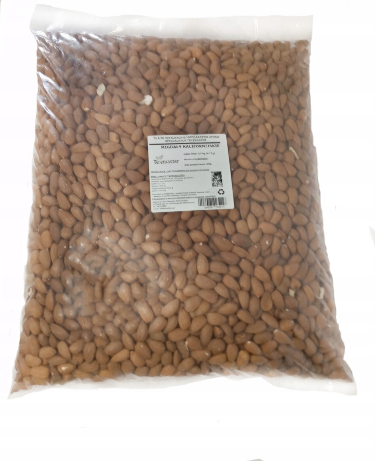 kalifornské mandle 5 kg