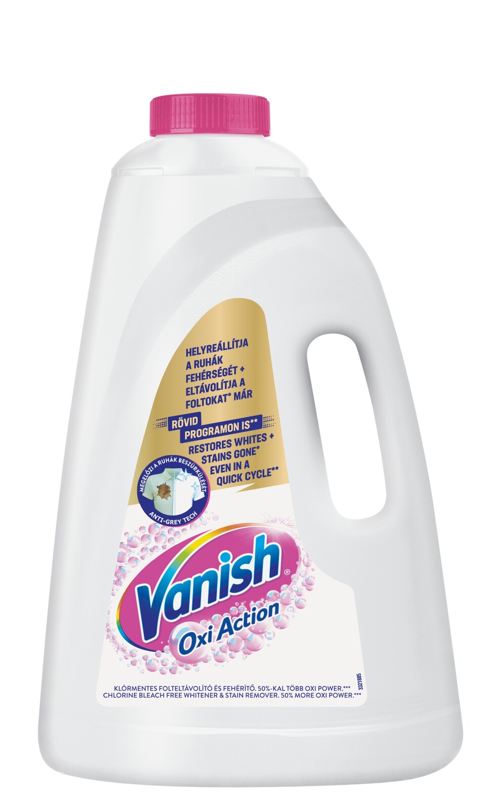 Odstraňovač skvrn gel Vanish 3 l