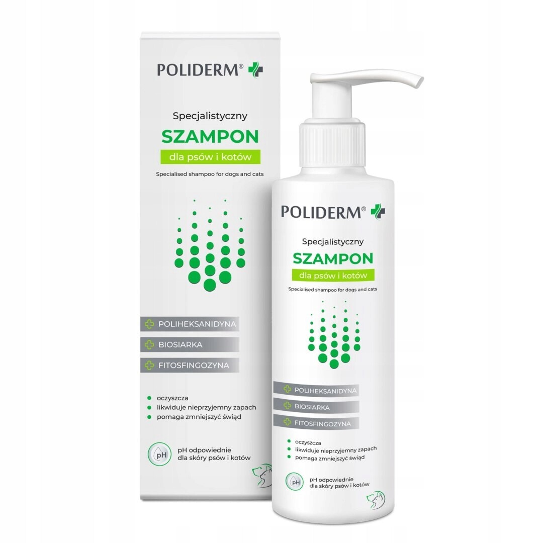 Jm Sante Poliderm Šampon pro psy a kočky 250 ml