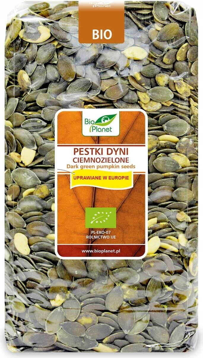 Dýňová Semínka Tmavě Zelená (pěstovaná V Evropě) Bio 1 kg Bio Planet