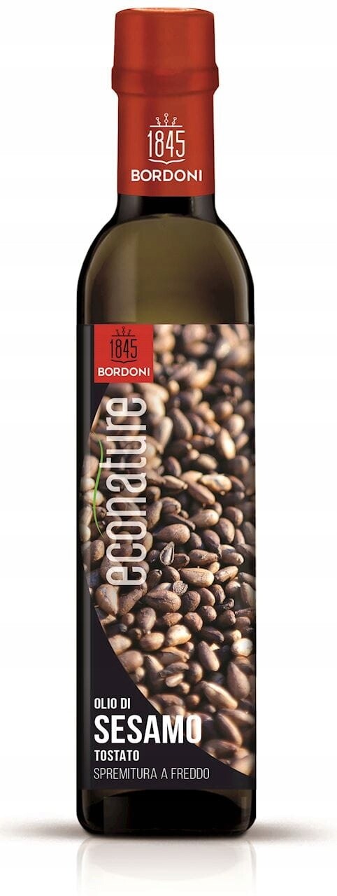 Sezamový Olej (z Pražených Semen) Lisovaný Za Studena Bio 250 ml Bordoni