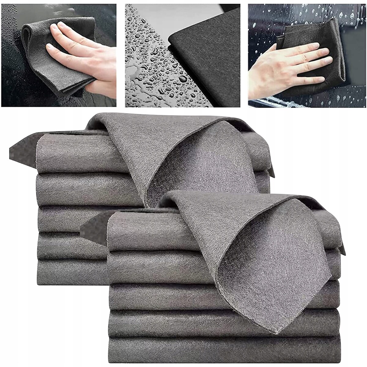 10X Kouzelná Čistící Utěrka Z Mikrovlákna Savá Utěrka