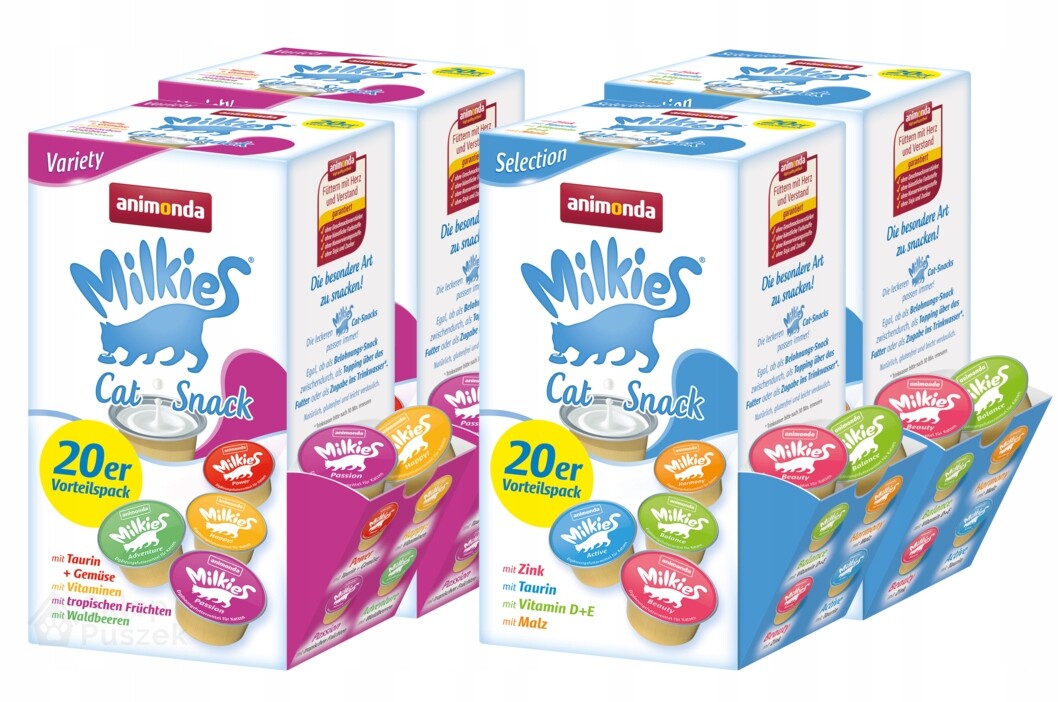 Animonda Kočka Milkies Selection Veriety 4x20 ks Krátký termín