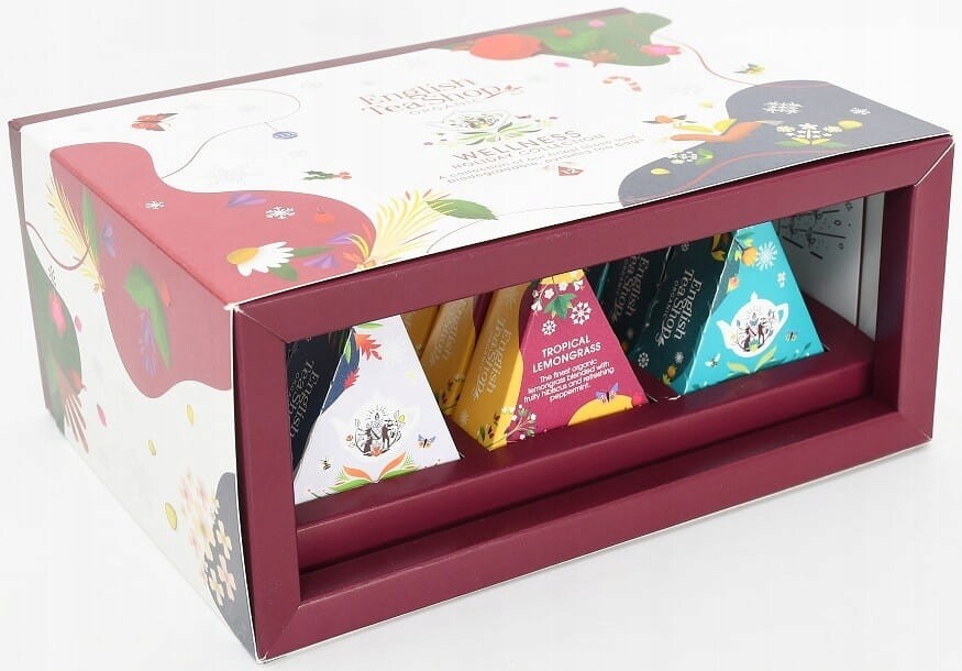 Kolekce Vánočních Čajů Bio Pyramidky (wellness 3 Příchutě) (12 x 2 g