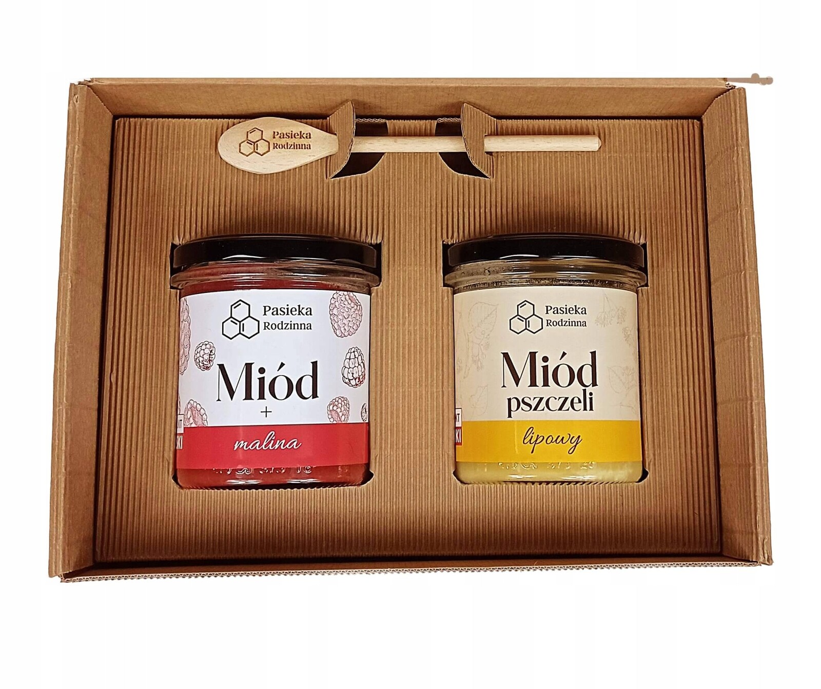 Dárková Sada Med z maliny Med Citron 410 g Dárek na Svátek Matek